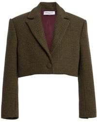 Franchise - Asani Cropped Wool-Blend Jacket - Lyst