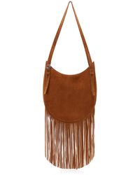 Coperni - Suede Fringed Hobo Bag - Lyst