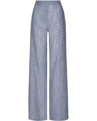 ANDRES OTALORA - Amor Profundo Striped Wide-Leg Pants - Lyst
