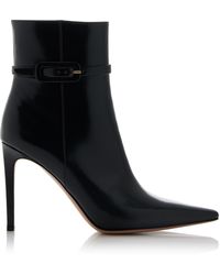 Gianvito Rossi - Tokio Leather Ankle Boots - Lyst