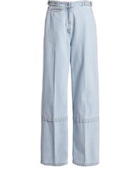 Lanvin - Rigid High-Rise Cargo Jeans - Lyst