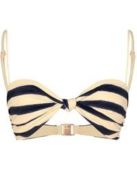 Johanna Ortiz - Bandana Marina Striped Bikini Top - Lyst
