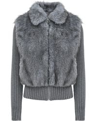 Source Unknown - Meti Eco Fur Cardigan - Lyst