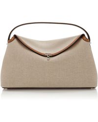 TOTEME - T-lock Canvas Top Handle Bag - Lyst