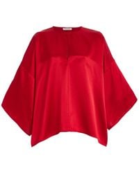By Malene Birger - Cicie Oversized Satin Top - Lyst