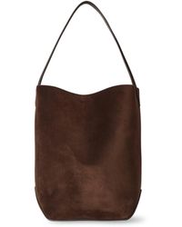 The Row - Medium N/S Park Edge Suede Tote Bag - Lyst
