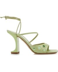 IZIE - Arno Embellished Satin Sandals - Lyst