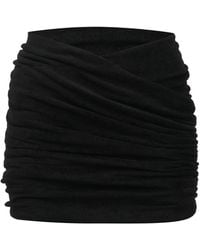 Alaïa - Draped Mini Skirt - Lyst