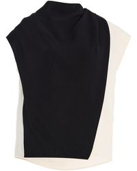 Proenza Schouler - Elsa Draped Crepe Top - Lyst