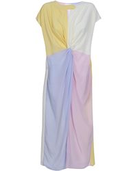 Bevza Four Colours Dress - Multicolour
