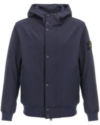 Stone Island - 'Light Soft Shell-R E.Dye Technology' Jacket - Lyst