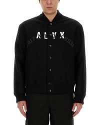 1017 ALYX 9SM X Alpha Industries Bomber Jacket in Black for