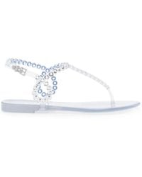 Aquazzura - Almost Bare Eyelet-Embellished Sandals - Lyst