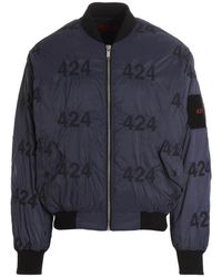 424 - Reversible Logo Bomber Jacket - Lyst