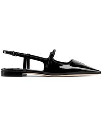 Jimmy Choo - Didi Patent Leather Ballets - Lyst
