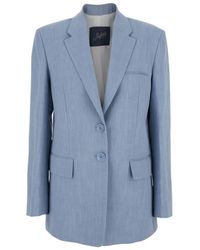 The Seafarer - Light Jacket With Classic Lapels And Chest Pocket - Lyst