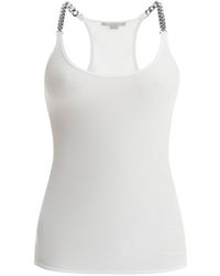 Stella McCartney - Chain Straps Cotton Top - Lyst