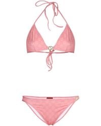 Gucci - Gg Printed Bikini Hipster - Lyst