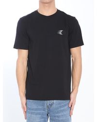 Moncler - T-Shirt With Gradient Patch - Lyst