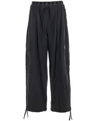 KENZO - 'Boke Flower 2.0' Pants With Flowers Embellishmed Waist And Logo Patch On The Pocket - Lyst