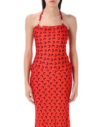 Marine Serre - Moon Satin Top - Lyst