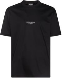 Giorgio Armani - Cotton T-Shirt - Lyst