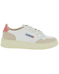 Autry - 'Medalist' Low Top Sneakers With Logo Patch On Tongue And Side - Lyst