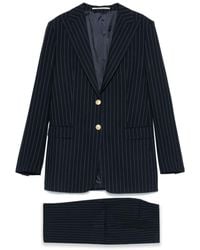 Tagliatore - Striped Single-Breasted Suit - Lyst