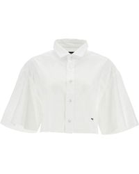 HOMME GIRLS - Oversized Cotton Shirt - Lyst