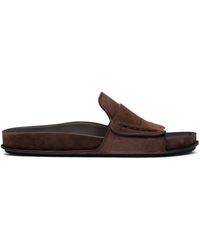 Jacquemus - Suede Slides - Lyst