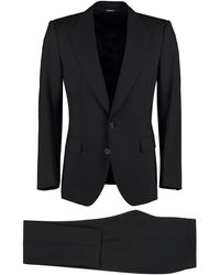 Dolce & Gabbana - Three-piece Sicily Suit In Stretch Pinstripe Wool - Lyst