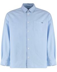 A.P.C. - Mateo Cotton Shirt - Lyst