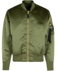 Alpha Industries - 'Flight' Nylon Bomber Jacket - Lyst