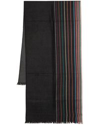 Paul Smith - Signature Stripe Wool Scarf - Lyst