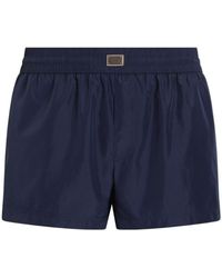 Dolce & Gabbana - Logo Swim Shorts - Lyst