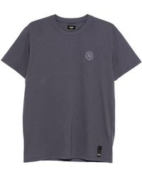Fendi Ff Logo Flocked T-Shirt in Black for Men | Lyst