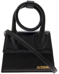 Jacquemus - 'Le Chiquito Noeud' Crossbody Bag With Logo Detail - Lyst