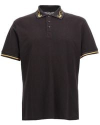 Versace Jeans Couture - Cotton Polo With Patterns - Lyst