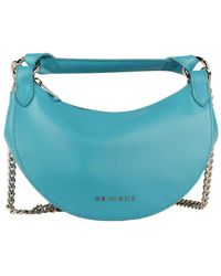 Orciani - Raspberry Leather Dumpling Mini Bag With Shoulder Strap - Lyst