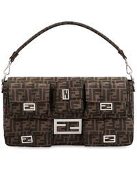 Fendi - Maxi Multipocket Baguette Bag For - Lyst