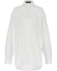 Raf Simons - Mesh Insert Shirt - Lyst