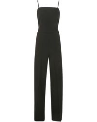 オールインワン・サロペット Max Mara SS24 ELVY CADY JUMPSUIT (2411241024600 001 WHITE) Elvy cady jumpsuit in white - Max Mara | Mytheresa