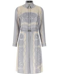 Versace - Silk Blouse 'The Cut Of The Gods - Lyst