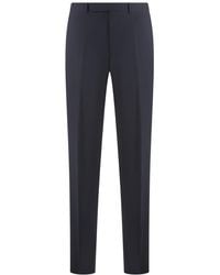 ZEGNA - Wool Tailored Trousers - Lyst