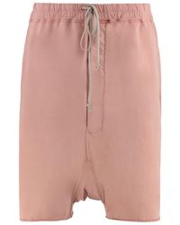 Rick Owens - Cotton Bermuda Shorts - Lyst