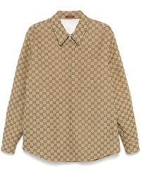 Gucci - Gg Supreme Canvas Overshirt - Lyst