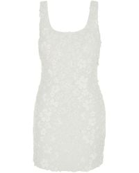 MICHAEL Michael Kors - Floral Sequin Tank Mini Dress - Lyst