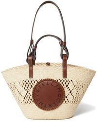 Stella McCartney - Tote Bag With Perforated Logo - Lyst