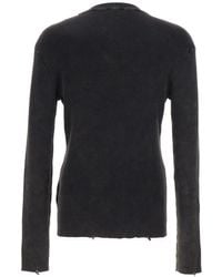 DIESEL - 'Darin' Crewneck T-Shirt With Oval D Logo Cut-Out On The Front - Lyst