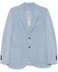 Circolo 1901 - Single-Breasted Light Blazer With Honeycomb Texture - Lyst